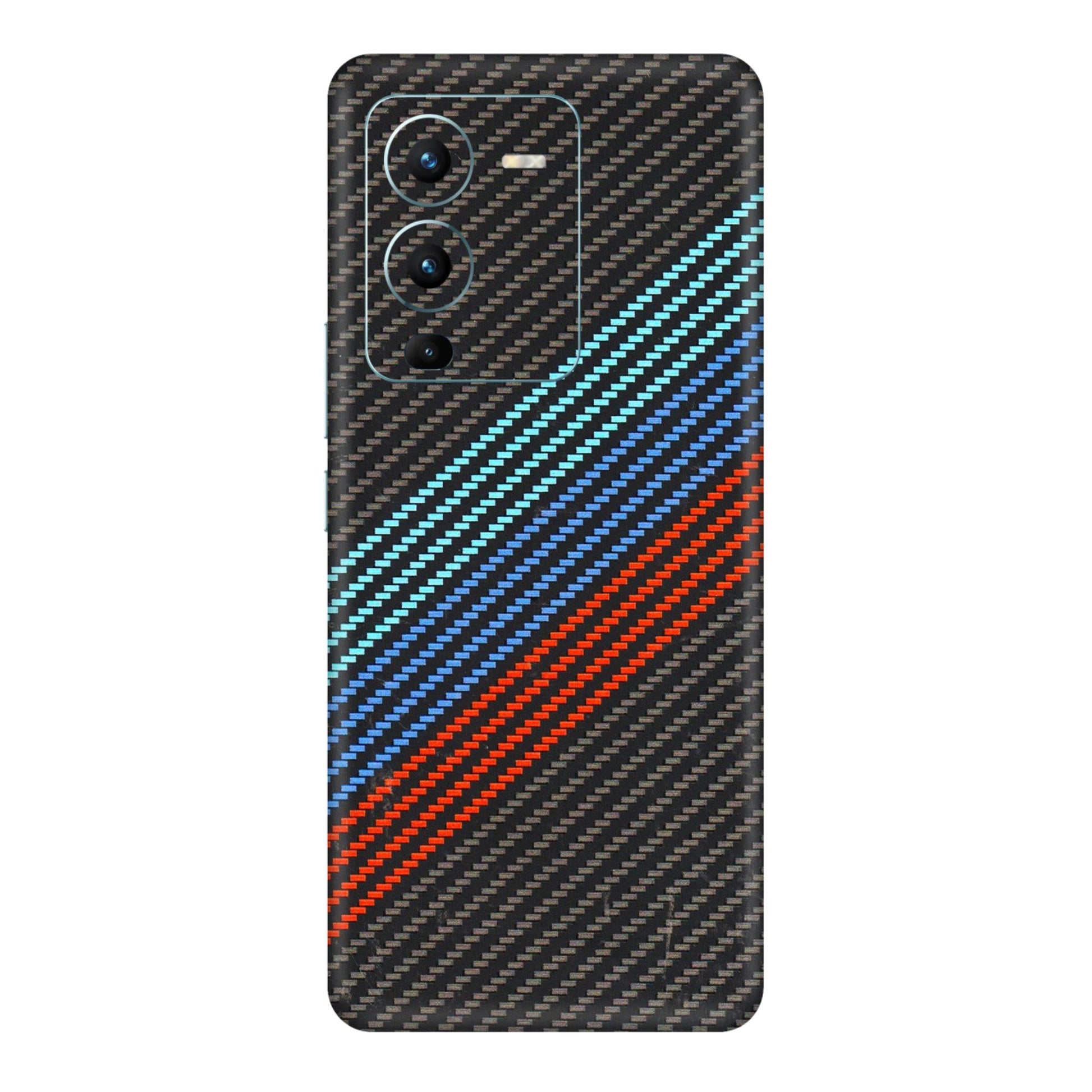 VIVO Z/V/X/T/U/S Series Phone Skins (All Models) - Carbon BM - 3D Embossed Finish (L-302) Vivo V25 Pro