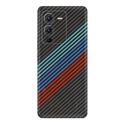VIVO Z/V/X/T/U/S Series Phone Skins (All Models) - Carbon BM - 3D Embossed Finish (L-302) Vivo V25 Pro