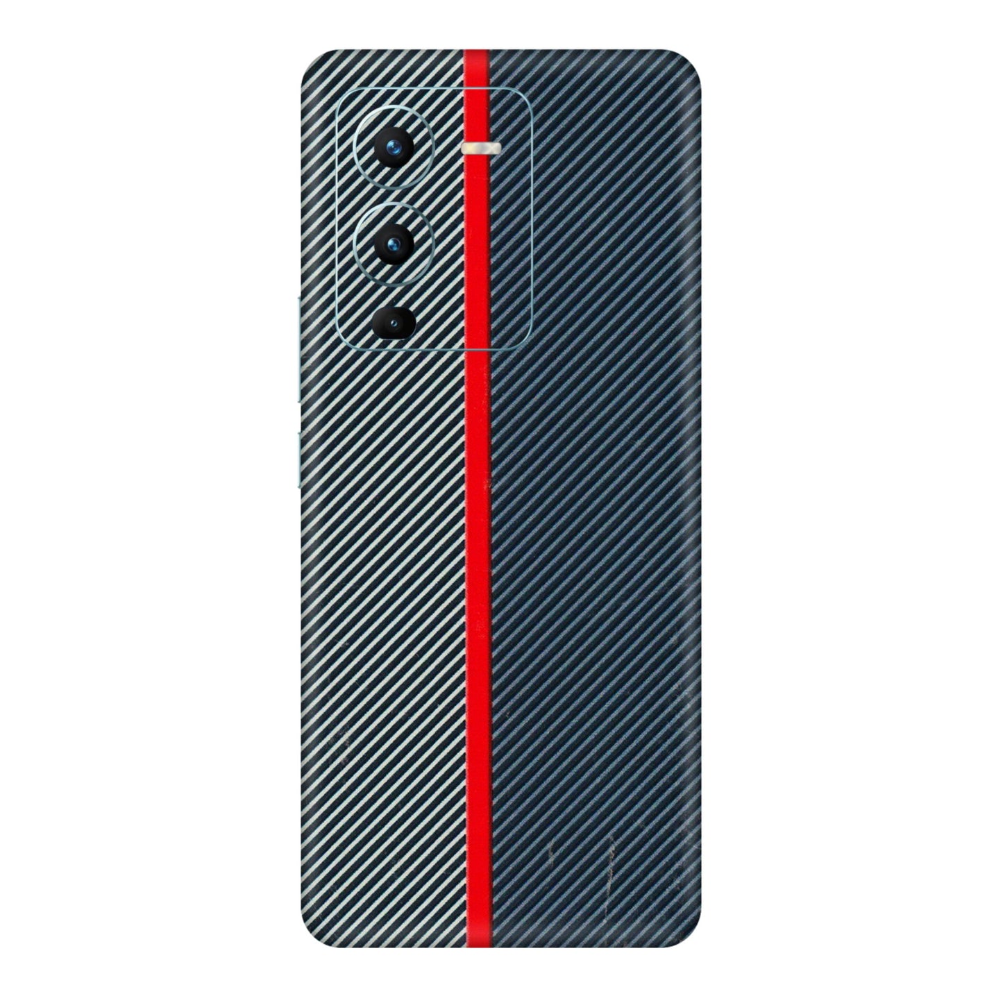 VIVO Z/V/X/T/U/S Series Phone Skins (All Models) - Blue Sober Lines - 3D Embossed Finish (L-305) Vivo V25 Pro