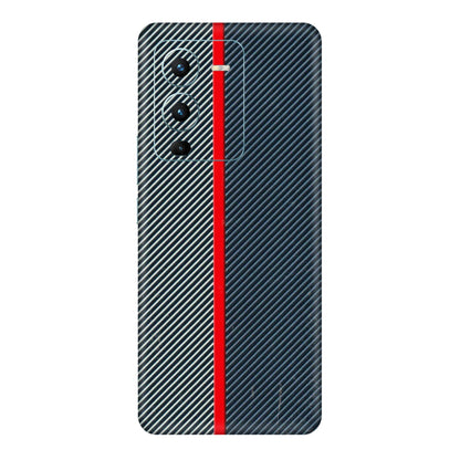VIVO Z/V/X/T/U/S Series Phone Skins (All Models) - Blue Sober Lines - 3D Embossed Finish (L-305) Vivo V25 Pro