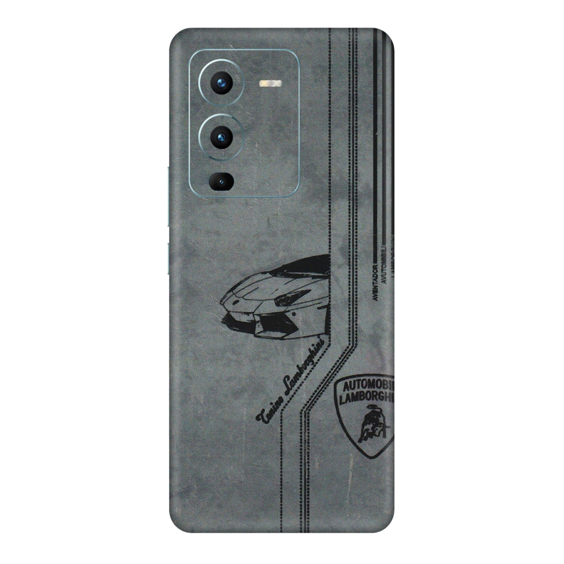VIVO Z/V/X/T/U/S Series Phone Skins (All Models) - New Lamborgini Aventador - 3D Embossed Finish (L-321) Vivo V25 Pro