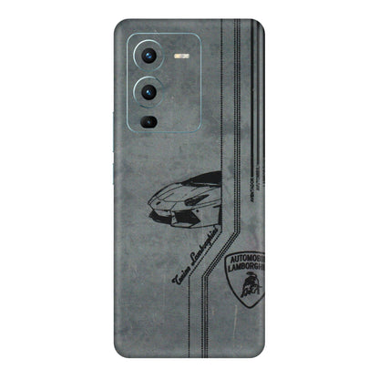VIVO Z/V/X/T/U/S Series Phone Skins (All Models) - New Lamborgini Aventador - 3D Embossed Finish (L-321) Vivo V25 Pro