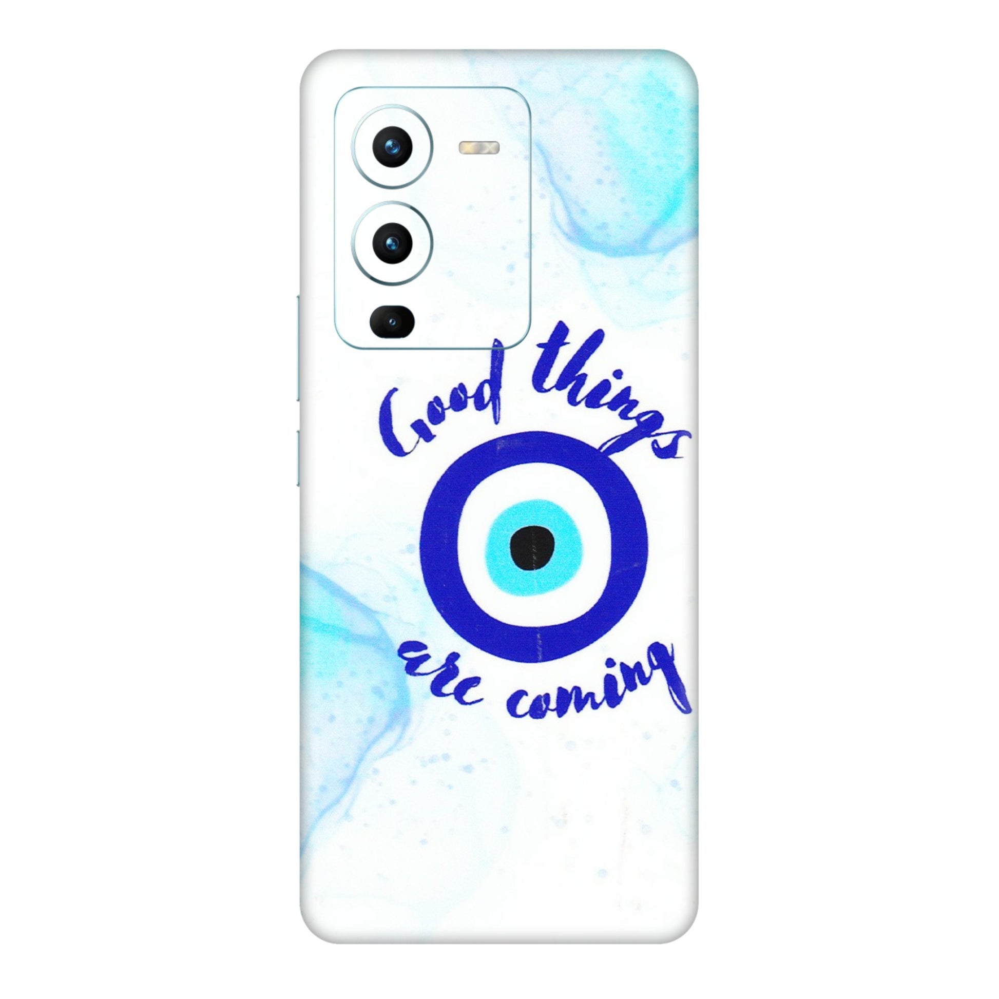 VIVO Z/V/X/T/U/S Series Phone Skins (All Models) - Evil Eye Good Things Are Coming - 3D Embossed Finish (L-322) Vivo V25 Pro