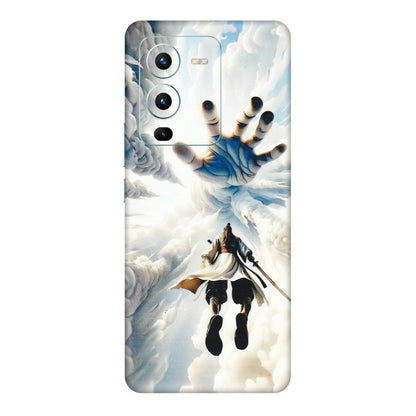VIVO Z/V/X/T/U/S Series Phone Skins (All Models) - Big Hand With Monkey King - 3D Embossed Finish (L-323) Vivo V25 Pro
