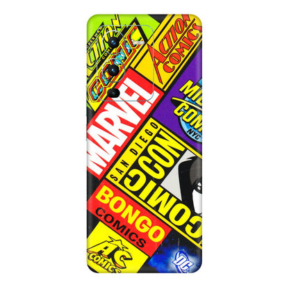 VIVO Z/V/X/T/U/S Series Phone Skins (All Models) - Bongo Comic Con - 3D Embossed Finish (L-325) Vivo V25 Pro