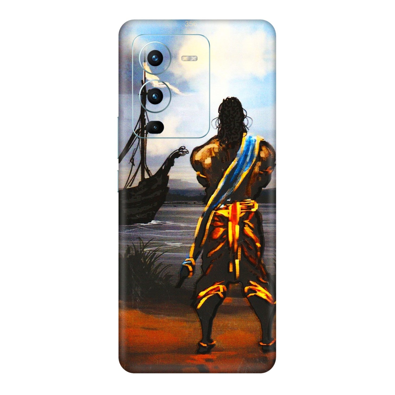 VIVO Z/V/X/T/U/S Series Phone Skins (All Models) - Heavenly God Figure - 3D Embossed Finish (L-34) Vivo V25 Pro