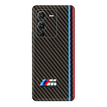VIVO Z/V/X/T/U/S Series Phone Skins (All Models) - BM Carbon Fiber Feels - 3D Embossed Finish (L-38) Vivo V25 Pro