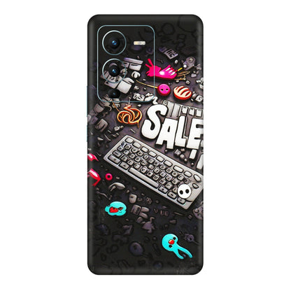 VIVO Z/V/X/T/U/S Series Phone Skins (All Models) - Gadgets Sale - 3D Embossed Finish (L-50) Vivo V25 Pro