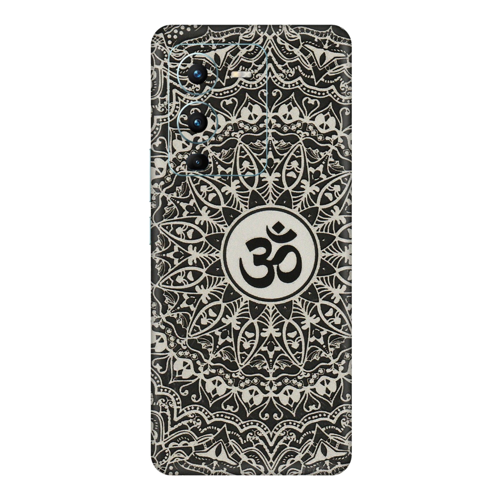 VIVO Z/V/X/T/U/S Series Phone Skins (All Models) - Aum Elegant Mandala - 3D Embossed Finish (L-62) Vivo V25 Pro