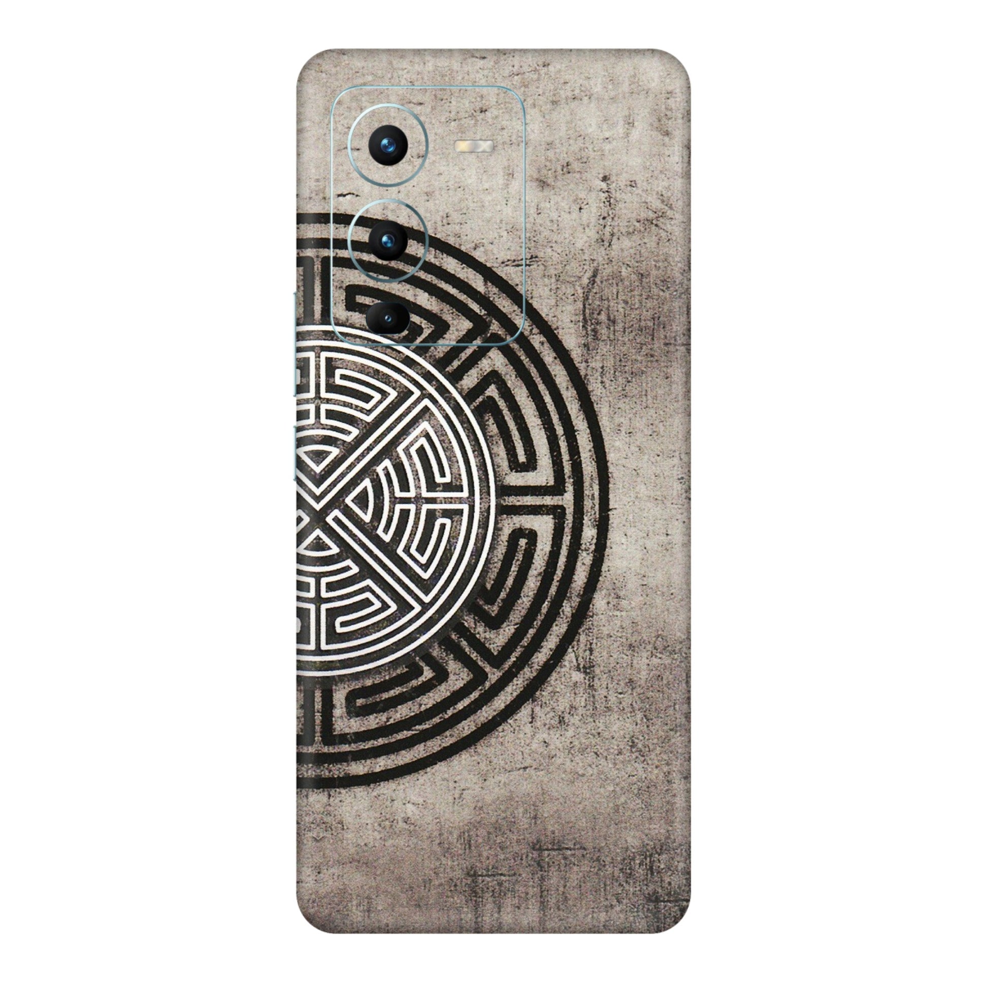 VIVO Z/V/X/T/U/S Series Phone Skins (All Models) - Mysterious Circular Design - 3D Embossed Finish (L-63) Vivo V25 Pro