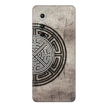 VIVO Z/V/X/T/U/S Series Phone Skins (All Models) - Mysterious Circular Design - 3D Embossed Finish (L-63) Vivo V25 Pro