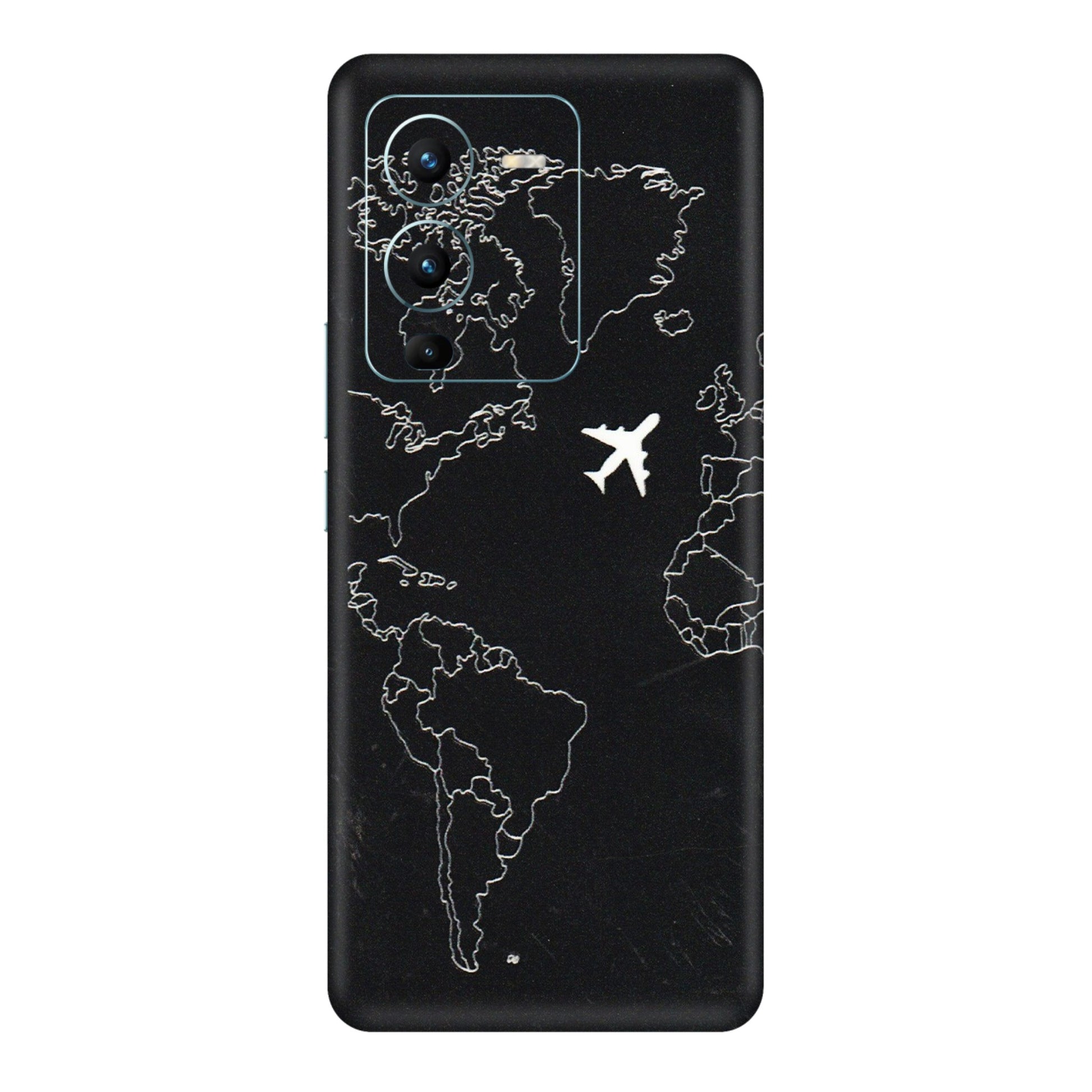VIVO Z/V/X/T/U/S Series Phone Skins (All Models) - Never Ending Travel - 3D Embossed Finish (L-79) Vivo V25 Pro
