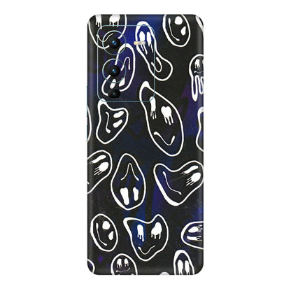 VIVO Z/V/X/T/U/S Series Phone Skins (All Models) - Distorted Smileys - 3D Embossed Finish (L-92) Vivo V25 Pro