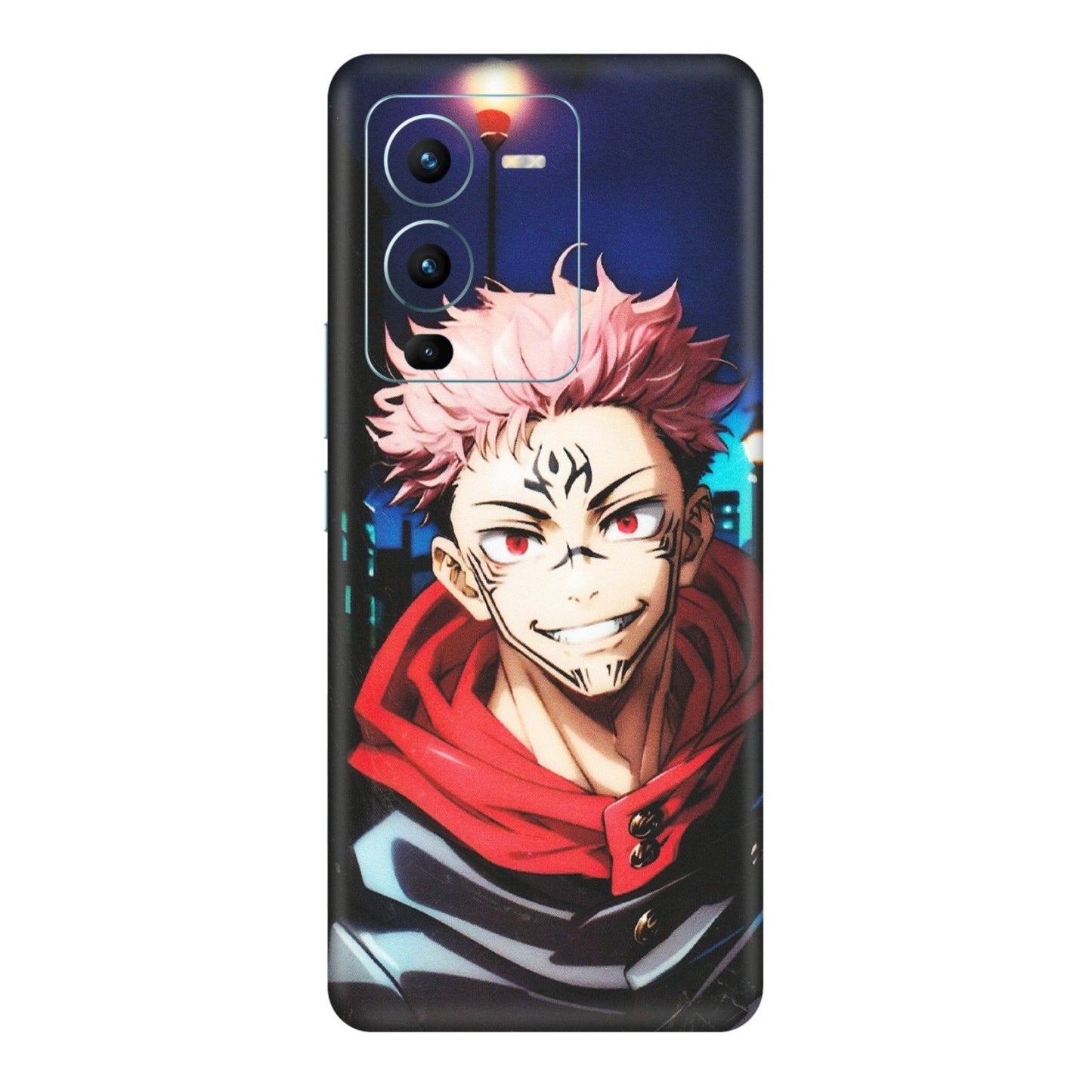 VIVO Z/V/X/T/U/S Series Phone Skins (All Models) - Yuji Itadori Funny Face Anime - Matte Finish (M-152) Vivo V25 Pro