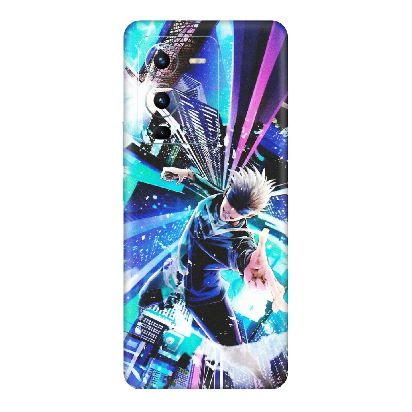 VIVO Z/V/X/T/U/S Series Phone Skins (All Models) - Manga Action Jujustu Kaisen Anime - Matte Finish (M-155) Vivo V25 Pro