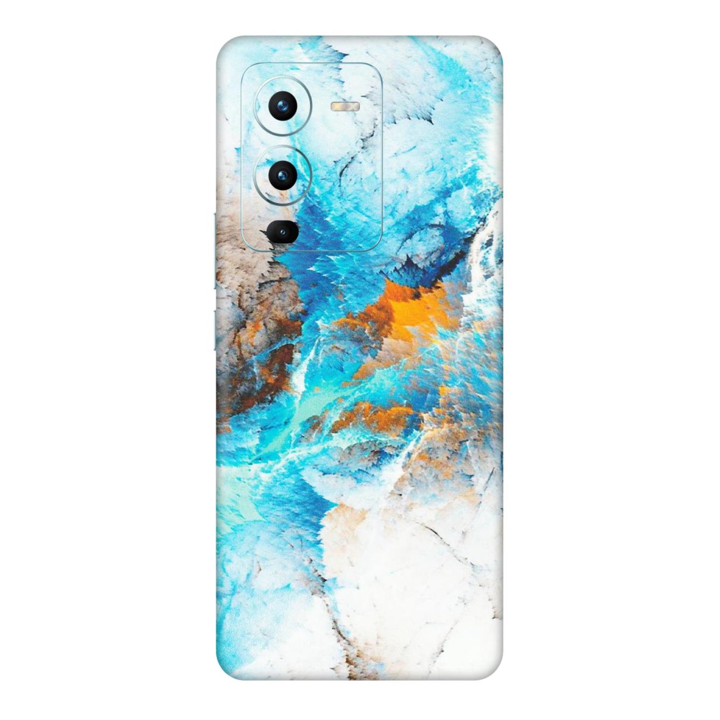 VIVO Z/V/X/T/U/S Series Phone Skins (All Models) - Blue Waves Abstract - Matte Finish (M-19) Vivo V25 Pro