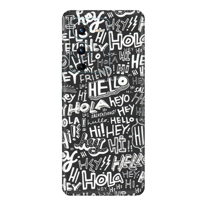 VIVO Z/V/X/T/U/S Series Phone Skins (All Models) - Hi Hello Doodles - Matte Finish (M-25) Vivo V25 Pro