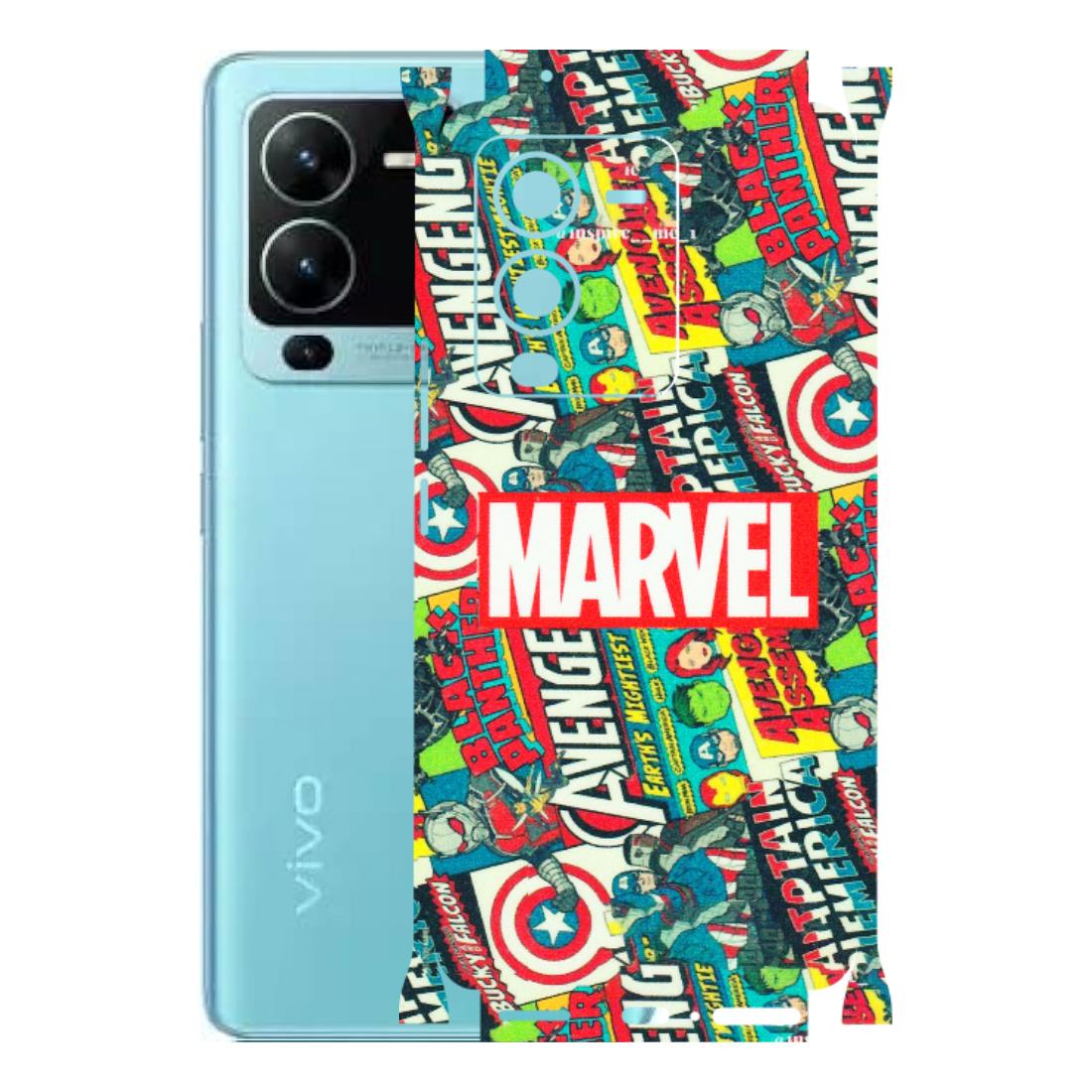 VIVO Z/V/X/T/U/S Series Phone Skins (All Models) - Marvel Comic Lover - Matte Finish (M-30) Vivo V25 Pro