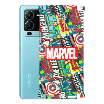 VIVO Z/V/X/T/U/S Series Phone Skins (All Models) - Marvel Comic Lover - Matte Finish (M-30) Vivo V25 Pro
