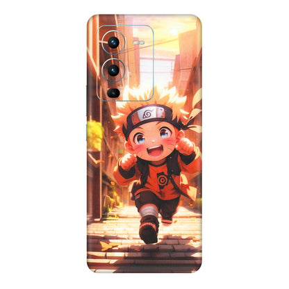 VIVO Z/V/X/T/U/S Series Phone Skins (All Models) - Naruto Cute Toon Running - Matte Finish (M-04) Vivo V25 Pro