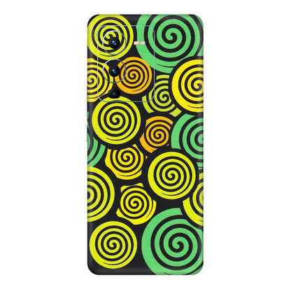 VIVO Z/V/X/T/U/S Series Phone Skins (All Models) - Crazy Spiral - Matte Finish (M-91) Vivo V25 Pro