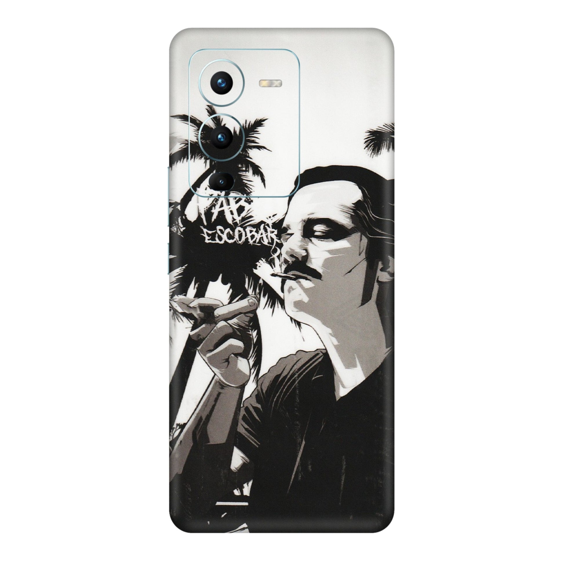 VIVO Z/V/X/T/U/S Series Phone Skins (All Models) - Pab Escobar - Transparent Finish (T-05) Vivo V25 Pro