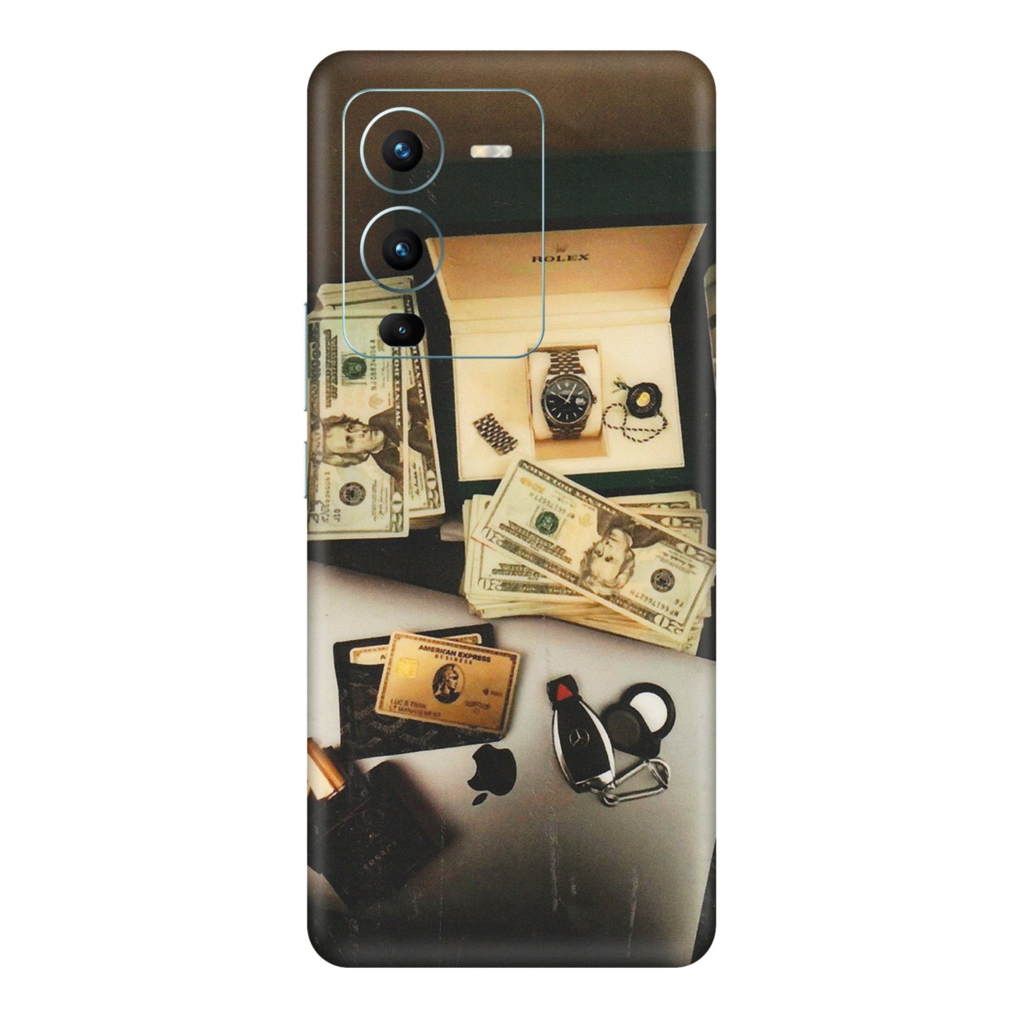VIVO Z/V/X/T/U/S Series Phone Skins (All Models) - Luxury Lifestyle - Transparent Finish (T-11) Vivo V25 Pro