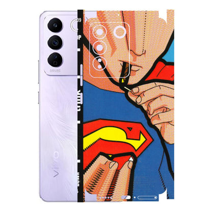 VIVO Z/V/X/T/U/S Series Phone Skins (All Models) - Superman Sutta - 3D Embossed Finish (L-130) Vivo V27E