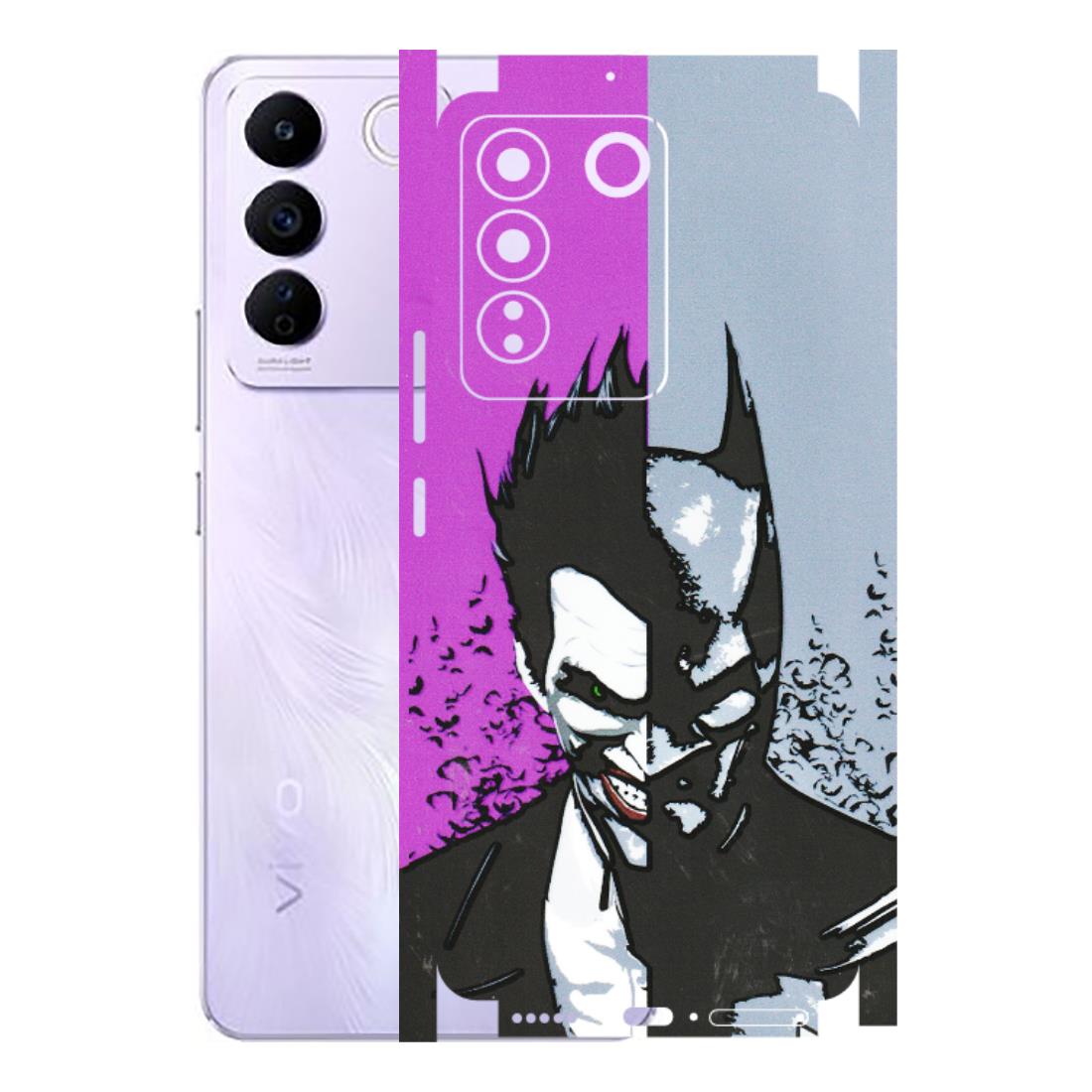 VIVO Z/V/X/T/U/S Series Phone Skins (All Models) - Batman & Joker - 3D Embossed Finish (L-143) Vivo V27E
