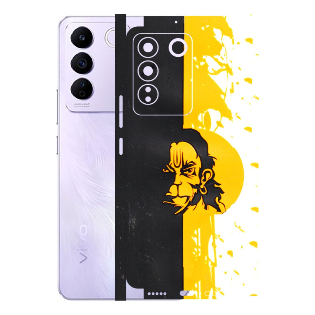 VIVO Z/V/X/T/U/S Series Phone Skins (All Models) - Bajrangbali - 3D Embossed Finish (L-151) Vivo V27E
