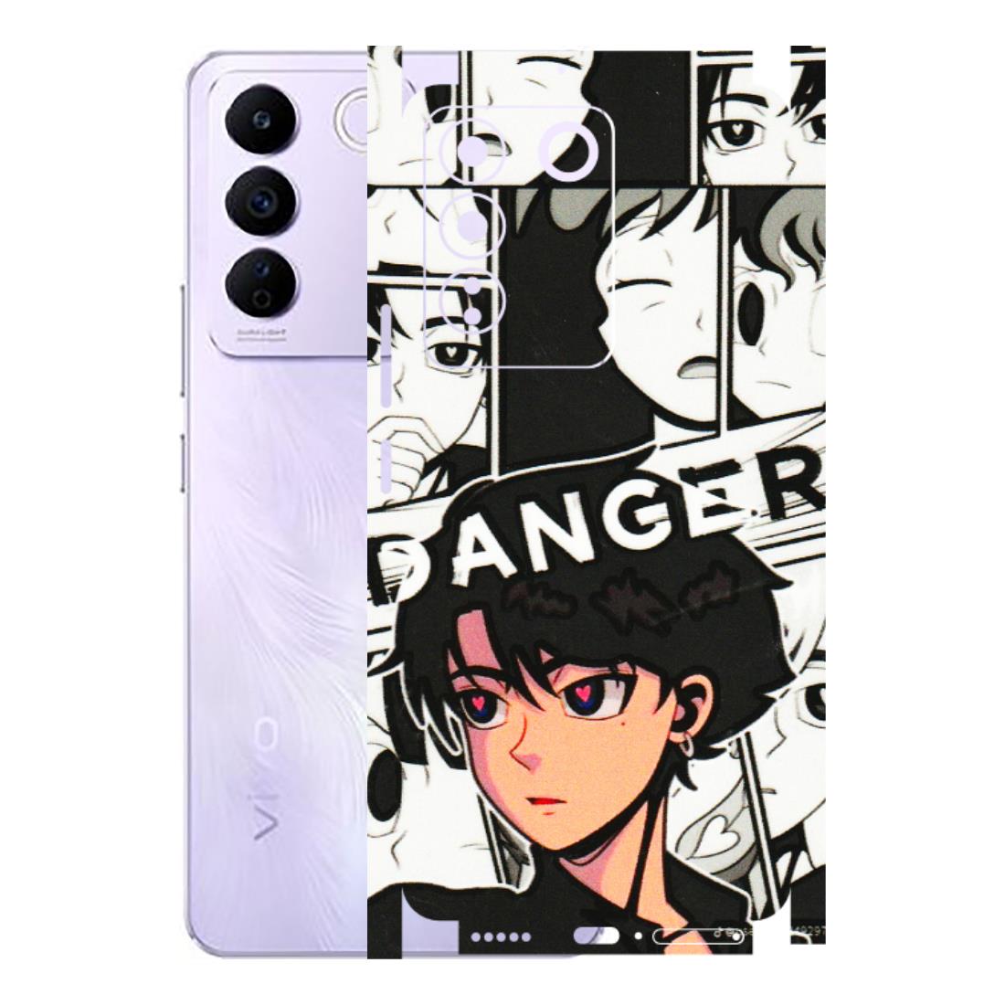 VIVO Z/V/X/T/U/S Series Phone Skins (All Models) - Danger Anime - 3D Embossed Finish (L-155) Vivo V27E