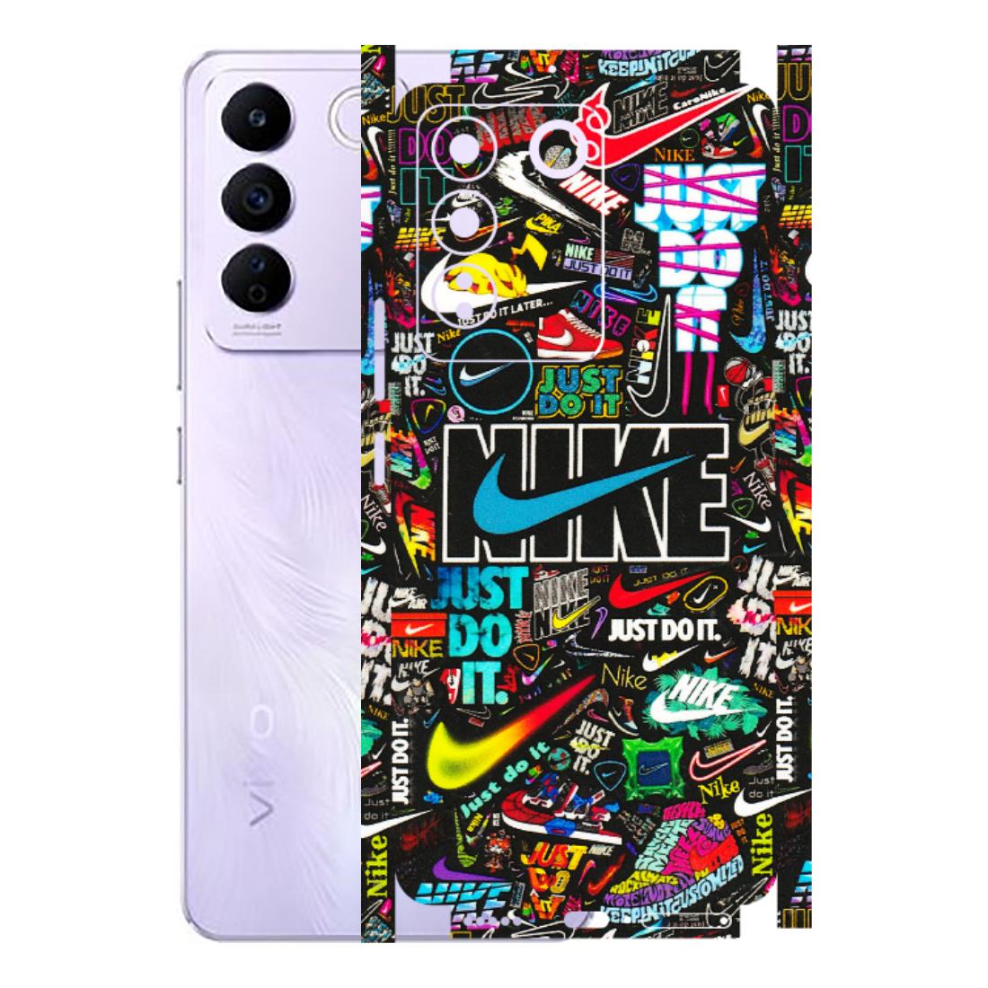 VIVO Z/V/X/T/U/S Series Phone Skins (All Models) - Just Do It Doodles - 3D Embossed Finish (L-166) Vivo V27E