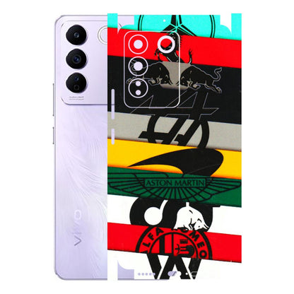 VIVO Z/V/X/T/U/S Series Phone Skins (All Models) - Multi Designer Brands - 3D Embossed Finish (L-187) Vivo V27E