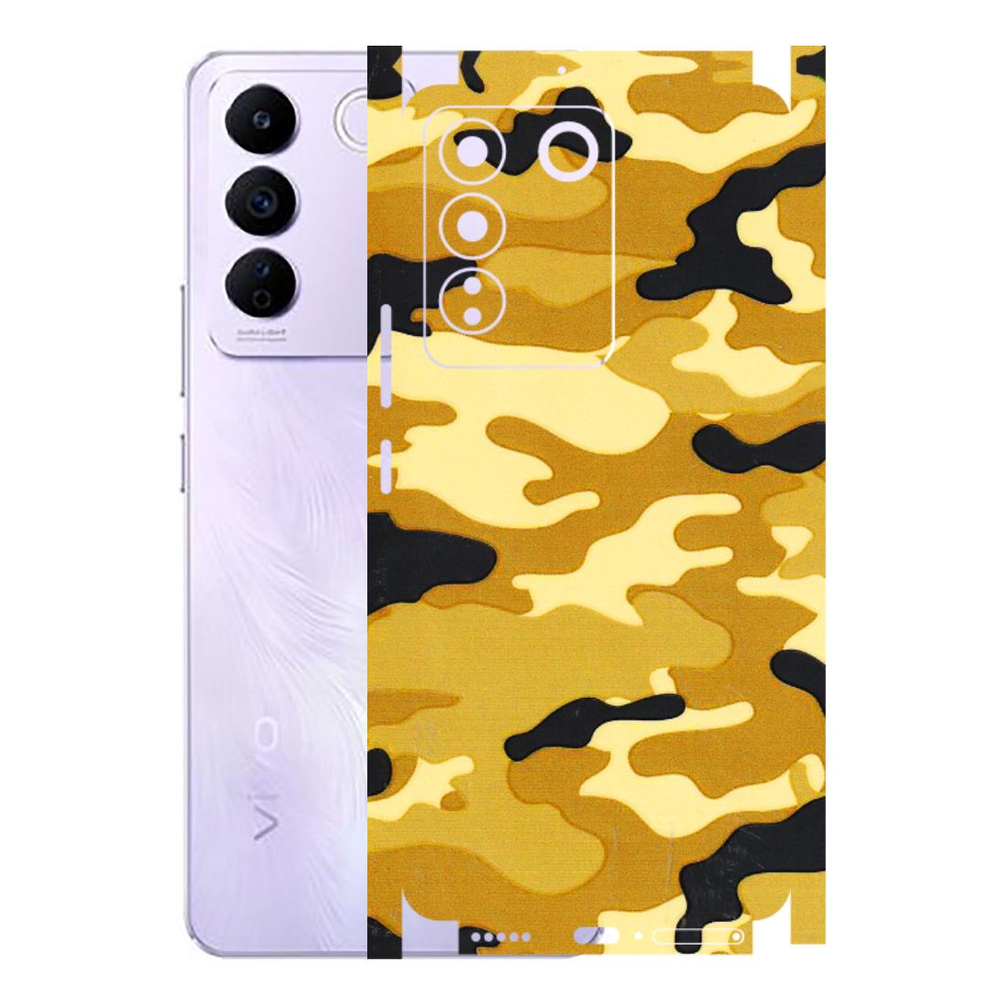 VIVO Z/V/X/T/U/S Series Phone Skins (All Models) - Indian Camo - 3D Embossed Finish (L-228) Vivo V27E