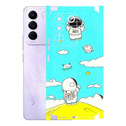 VIVO Z/V/X/T/U/S Series Phone Skins (All Models) - Blue Skies Astro Float - 3D Embossed Finish (L-230) Vivo V27E