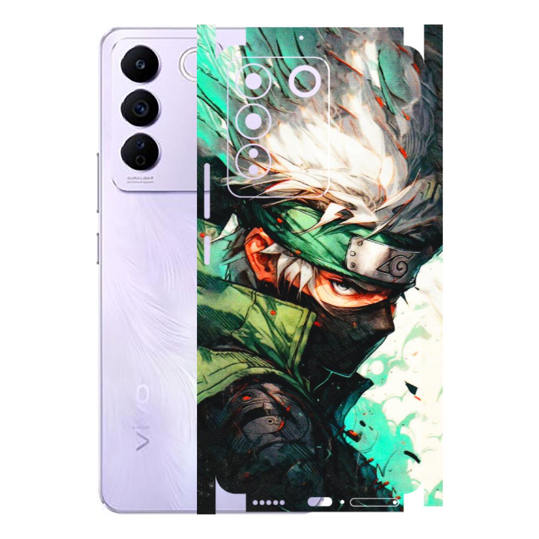 VIVO Z/V/X/T/U/S Series Phone Skins (All Models) - Kakashi Side Profile - 3D Embossed Finish (L-249) Vivo V27E
