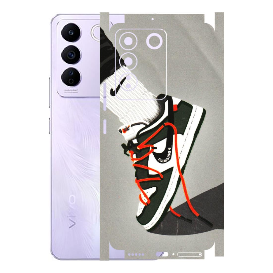 VIVO Z/V/X/T/U/S Series Phone Skins (All Models) - New Grey Sneaker - 3D Embossed Finish (L-261) Vivo V27E