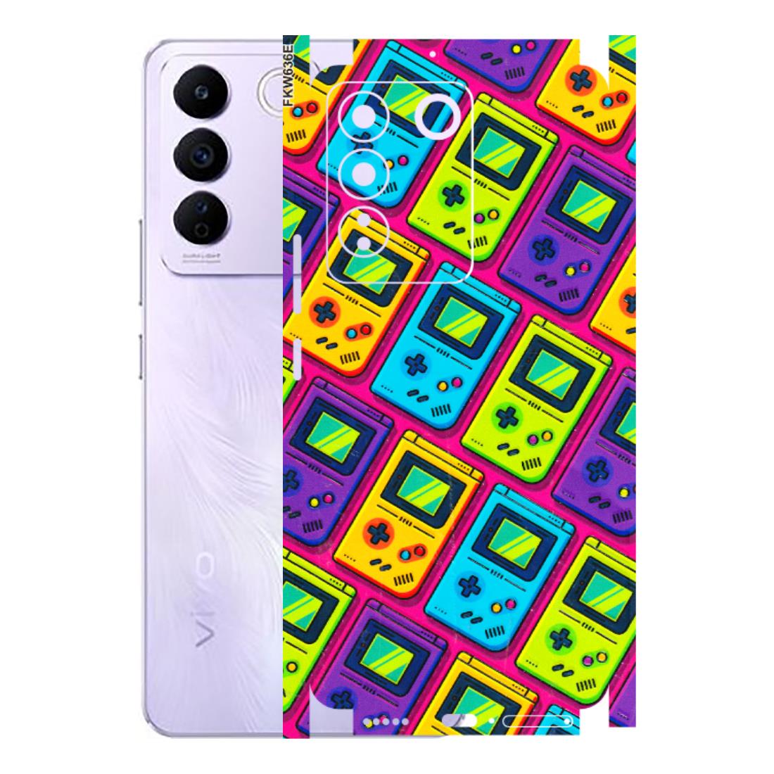 VIVO Z/V/X/T/U/S Series Phone Skins (All Models) - Gameboy Colourful - 3D Embossed Finish (L-266) Vivo V27E