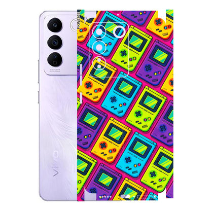 VIVO Z/V/X/T/U/S Series Phone Skins (All Models) - Gameboy Colourful - 3D Embossed Finish (L-266) Vivo V27E