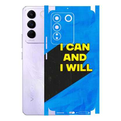 VIVO Z/V/X/T/U/S Series Phone Skins (All Models) - I Can And I Will - 3D Embossed Finish (L-281) Vivo V27E
