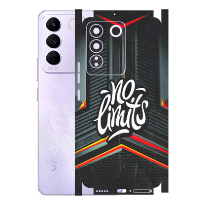 VIVO Z/V/X/T/U/S Series Phone Skins (All Models) - No Limits - 3D Embossed Finish (L-286) Vivo V27E