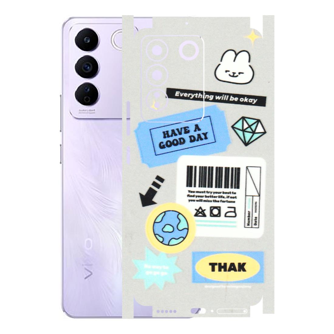 VIVO Z/V/X/T/U/S Series Phone Skins (All Models) - Will Be Okay Design - 3D Embossed Finish (L-316) Vivo V27E
