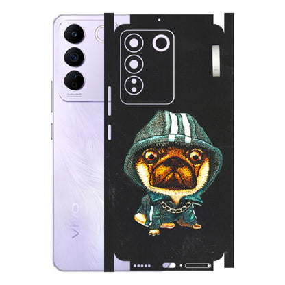 VIVO Z/V/X/T/U/S Series Phone Skins (All Models) - Puppy N Hoodie - 3D Embossed Finish (L-90) Vivo V27E
