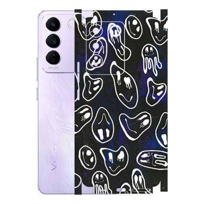 VIVO Z/V/X/T/U/S Series Phone Skins (All Models) - Distorted Smileys - 3D Embossed Finish (L-92) Vivo V27E