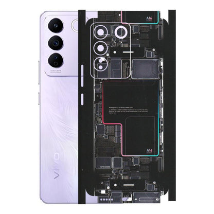 VIVO Z/V/X/T/U/S Series Phone Skins (All Models) - Motherboard Circuit Layout - Matte Finish (M-117) Vivo V27E