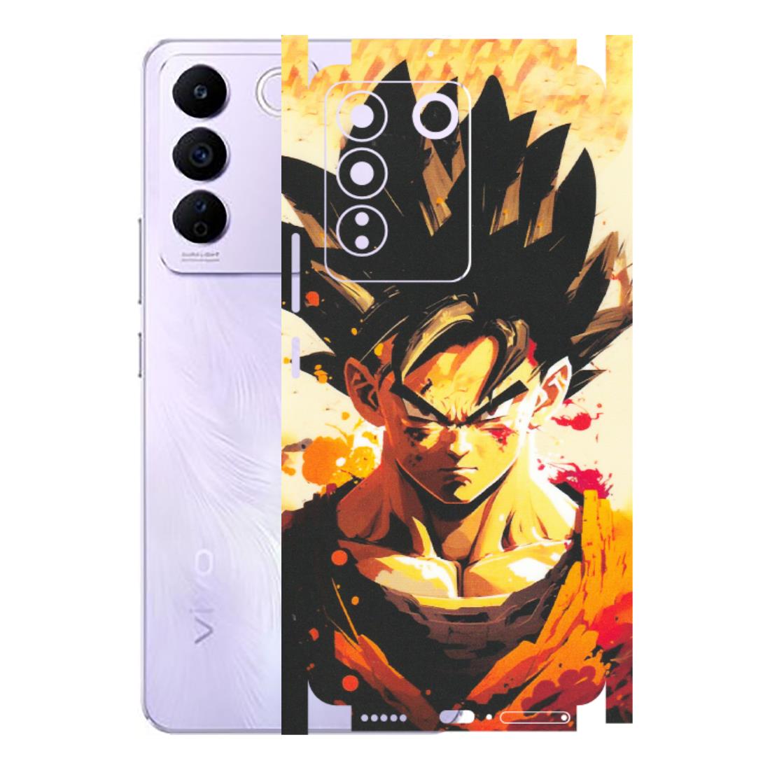 VIVO Z/V/X/T/U/S Series Phone Skins (All Models) - Angry Goku - Matte Finish (M-12) Vivo V27E
