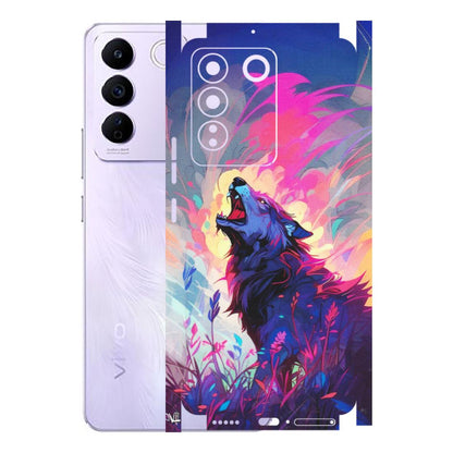VIVO Z/V/X/T/U/S Series Phone Skins (All Models) - New Wild Wolf Abstract - Matte Finish (M-125) Vivo V27E