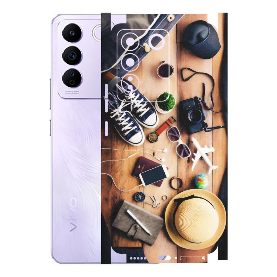 VIVO Z/V/X/T/U/S Series Phone Skins (All Models) - Travel Wanderlust - Matte Finish (M-133) Vivo V27E