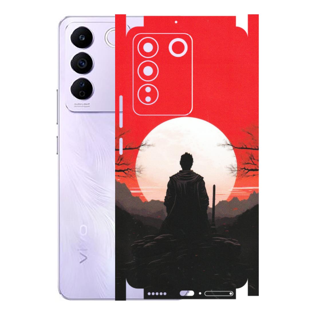 VIVO Z/V/X/T/U/S Series Phone Skins (All Models) - Samurai Anime - Matte Finish (M-141) Vivo V27E