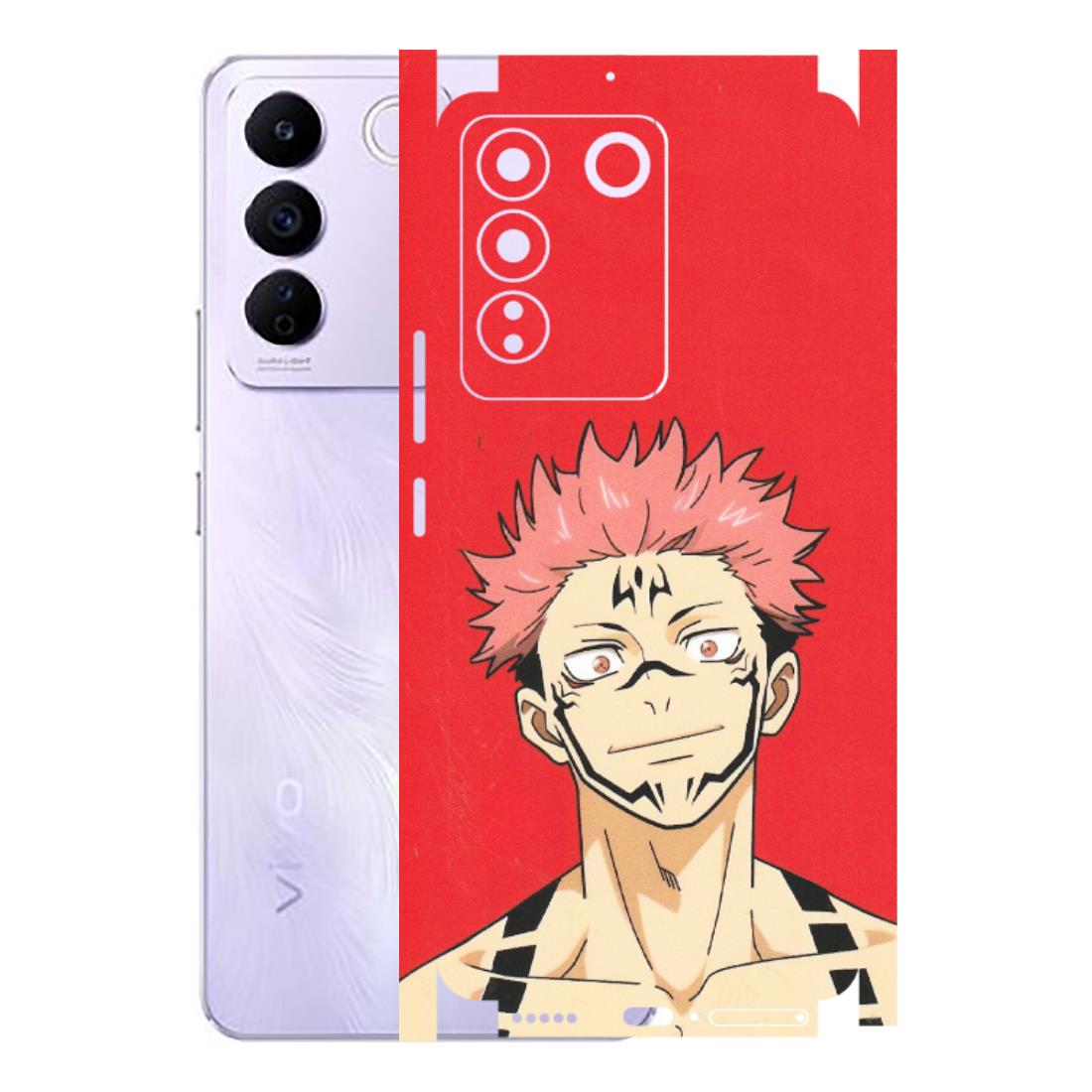 VIVO Z/V/X/T/U/S Series Phone Skins (All Models) - Ryomen Sukuna Fun Anime - Matte Finish (M-153) Vivo V27E